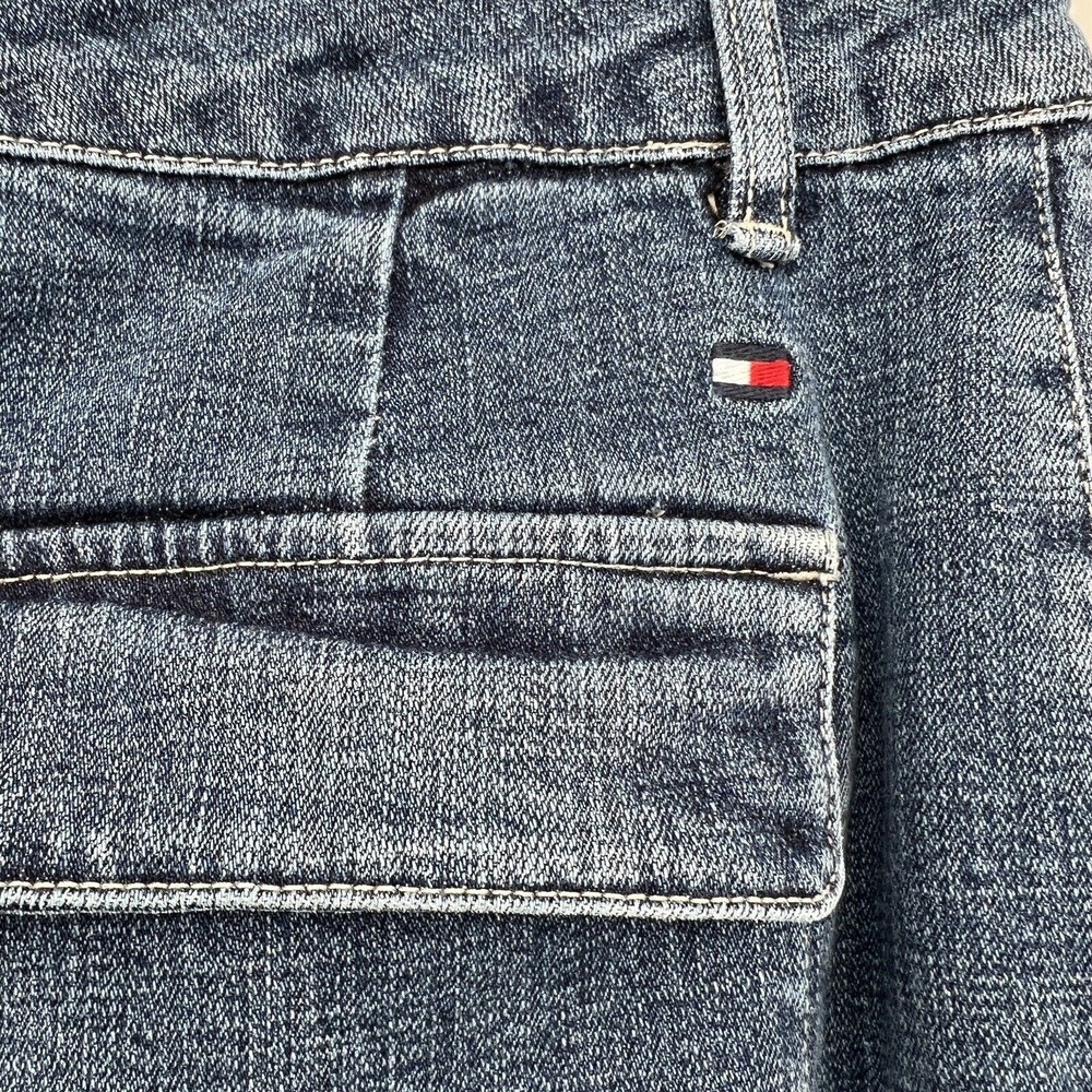 Vintage Y2K Tommy Hilfiger Women's Blue Denim Maxi Jean Skirt Women 10 - Picture 4 of 6